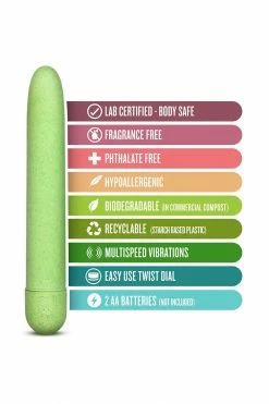 Gaia Eco Green Vibrator New In Accessories
