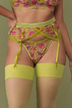 Kilo Brava Sequin Shell Embroidery Suspender