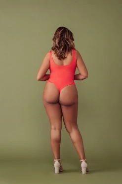 Kilo Brava Tigerlilly Orange Bodysuit