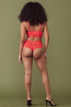 Kilo Brava Tigerlilly Orange High Waist Thong