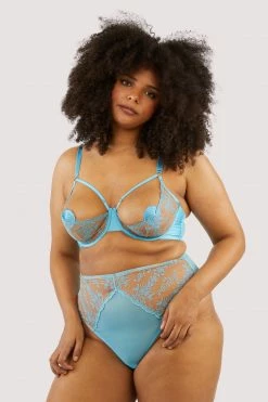 Best reviews of 🤩 Playful Promises New In Cassia Blue Floral Embroidery Quarter Cup Bra 🤩 12 Playful Promises New In Cassia Blue Floral Embroidery Quarter Cup Bra