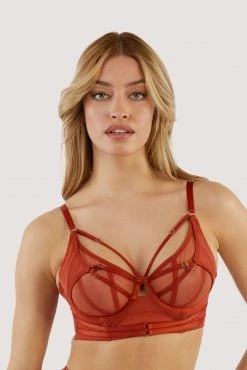 Playful Promises New In Eddie Rust Crossover Wrap Bra