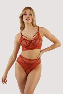 Best Sale ⭐ Playful Promises New In Eddie Rust Crossover Wrap Bra ✨ 9 Playful Promises New In Eddie Rust Crossover Wrap Bra