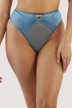 Best deal ๐ Playful Promises New In Olympia Storm Grey Diamante Detail High Waist Thong ๐ 12 Playful Promises New In Olympia Storm Grey Diamante Detail High Waist Thong