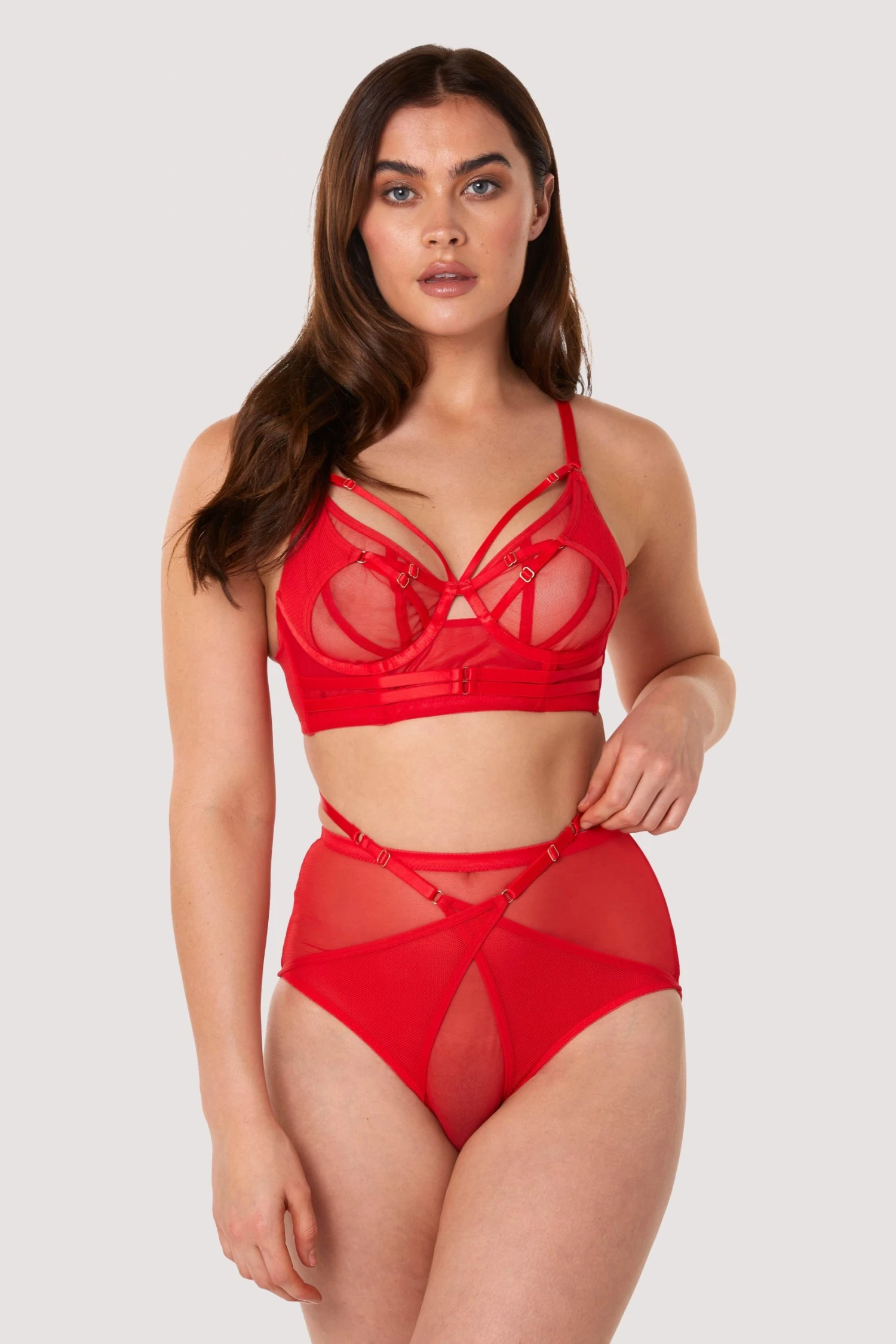 Best Sale ๐ Playful Promises New In Eddie Red Crossover Wrap Bra ๐ 3 Playful Promises New In Eddie Red Crossover Wrap Bra