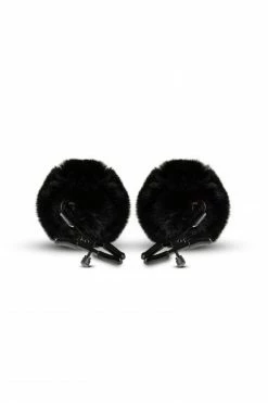 Noir Black Pom Adjustable Nipple Clamps