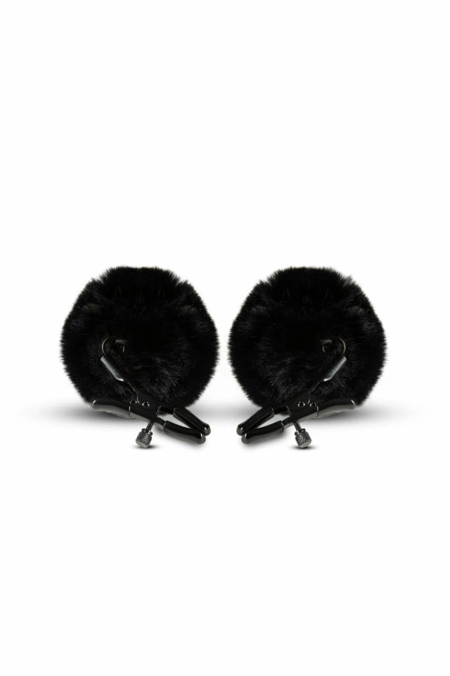 Flash Sale 👍 Noir Black Pom Adjustable Nipple Clamps 🔥 1 Noir Black Pom Adjustable Nipple Clamps